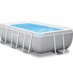 Piscina Intex Rettangolare Frame 488x244x107 cm Pompa Scaletta Teli
