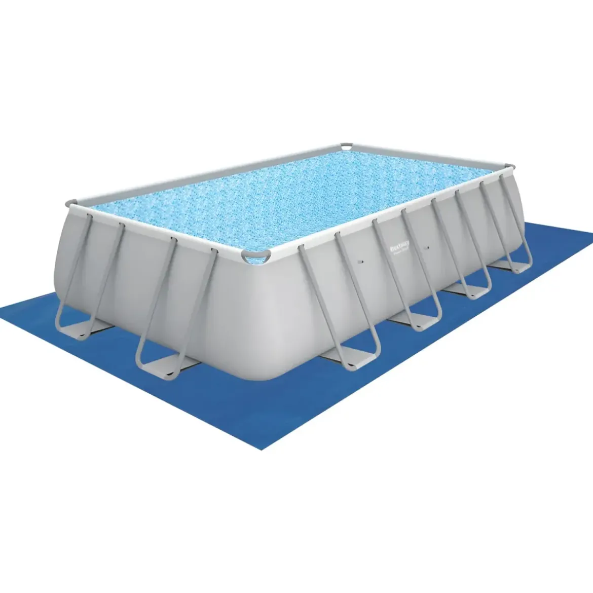 Piscina Rettangolare 488x244x122 cm Fuori Terra con Filtro e Accessori