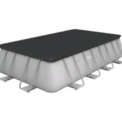 Piscina Rettangolare 488x244x122 cm Fuori Terra con Filtro e Accessori