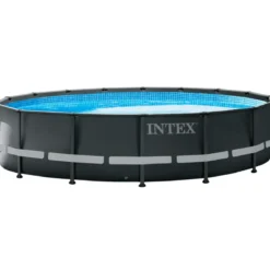 Piscina Rotonda Intex 488x488x122 cm Pompa a Sabbia Teli Scaletta