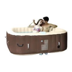 Piscina Spa Gonfiabile Vasca Idromassaggio Riscaldata Pompa da Giardino Esterno