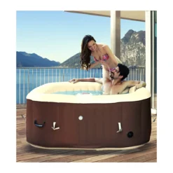 Piscina Spa Gonfiabile Vasca Idromassaggio Riscaldata Pompa da Giardino Esterno