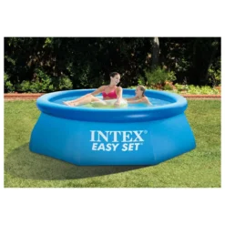 Piscina Tonda 244x61 Autoportante Fuoriterra Intex Senza Pompa Filtro