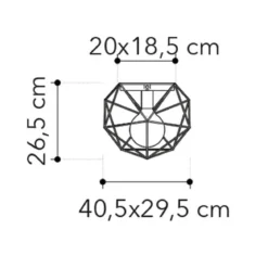Plafoniera Bianca Intec Lampada a Soffitto Moderna con Punto Luce E27