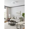 Plafoniera LED con Ventilatore 45W Bianca 48cm Effetto Stellato CCT