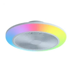 Plafoniera LED con Ventilatore Silenzioso Dimmerabile RGB CCT Timer