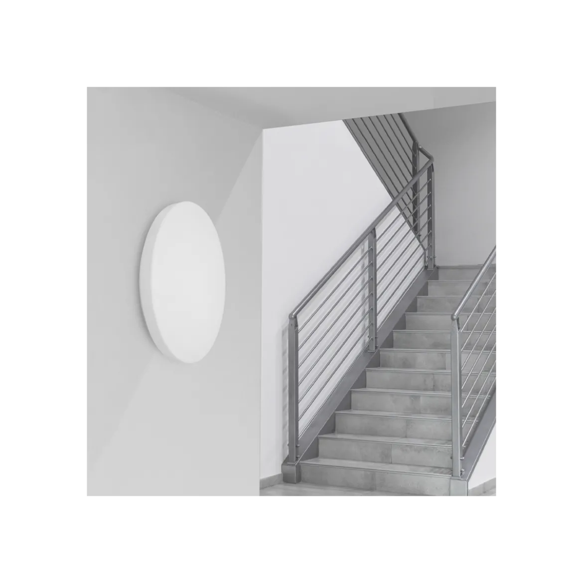 Plafoniera tonda per Interni slim Bianca a Led 33800 lumen