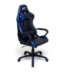 Poltrona Gaming da Ragazzo Blu Ergonomica con Braccioli e Ruote Sedia Scrivania