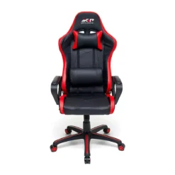 Poltrona Gaming Ergonomica con Braccioli e Ruote Girevoli Rossa Sedia Scrivania
