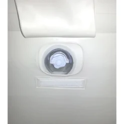Poltrona Gonfiabile 1 Posto in PVC Bianco per Interno Esterno Valvole
