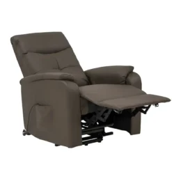 Poltrona Relax Elettrica Marrone 76x95x106 cm Ecopelle Reclinabile
