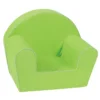 Poltroncina per Bambini Verde per Cameretta in Tessuto Sfoderabile