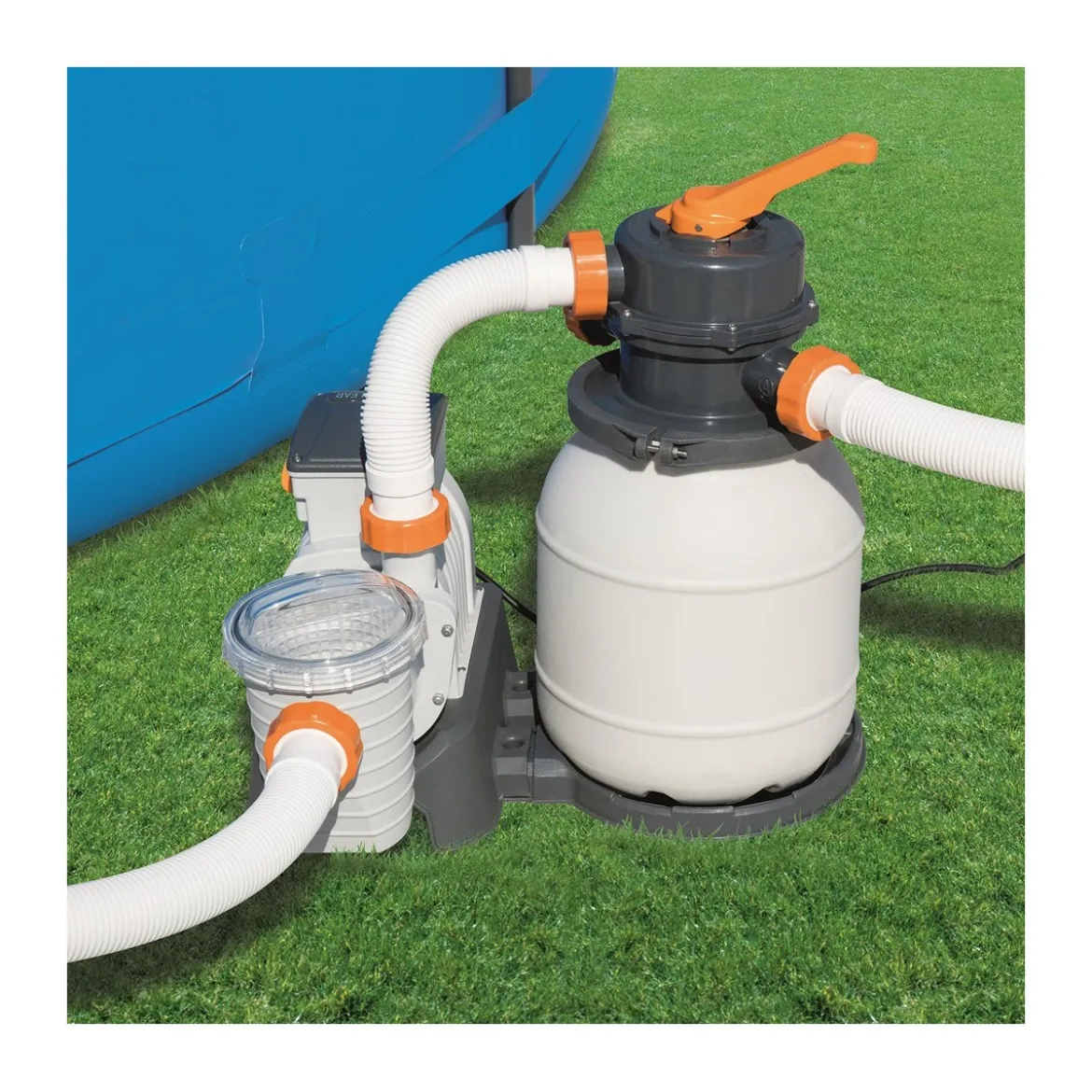 Pompa Filtro a Sabbia 5.678 l/h per Piscina Fuoriterra Bestway Depuratore Acqua