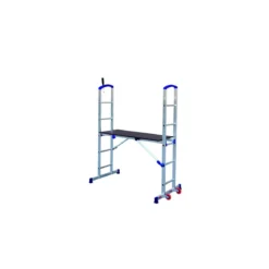 Ponteggio Mobile 2.9 m Scala Trabattello in Alluminio Ruote Facal Zoppo Edilizia