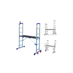 Ponteggio Mobile 2.9 m Scala Trabattello in Alluminio Ruote Facal Zoppo Edilizia