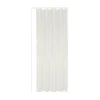 Porta a Soffietto in PVC Bianco con Maniglia Riducibile