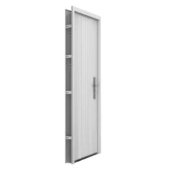 Porta Blindata di Sicurezza Easy Bianca 82x193 cm per Ingresso