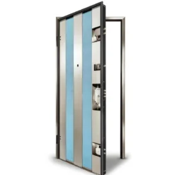 Porta Blindata Inossidabile Acciaio Inox Aisi 304 Portone senza Pannelli