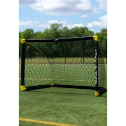 Porta Calcio Pieghevole 137x91 cm Rete Impermeabile Giardino