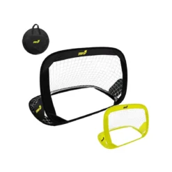 Porta Calcio Pop Up Bambini 120x85 cm Pieghevole con Borsa e Picchetti