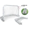 Porta da Calcio Pieghevole 92x56x50 cm Salvaspazio Acciaio Impermeabile