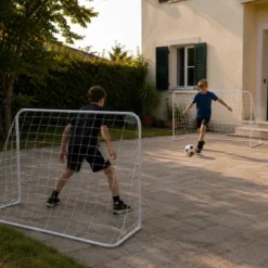 Porta da Calcio Pieghevole 90x60x50 cm Set 2 Porte da Esterno