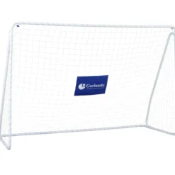 Porta da Calcio Regolamentare 3x2 m Bianco da Esterno Calcetto Tornei