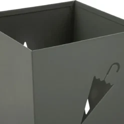 Portaombrelli da Ingresso in Metallo Design Ombrello Rombi Grigio 19x19