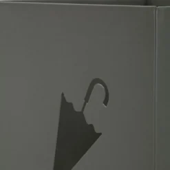Portaombrelli da Ingresso in Metallo Design Ombrello Rombi Grigio 19x19