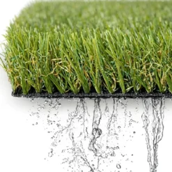 Prato Sintetico Drenante 25 mm 2x25 m Erba Verde Realistica da Esterno