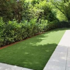 Prato Sintetico 25x2 m Antiscivolo 7 mm Verde Effetto Erba in Lattice