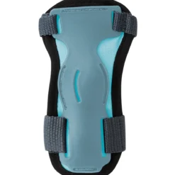 Protezioni per Bambini XS Set Gomiti Ginocchia Polsi Blu Pastello Bici