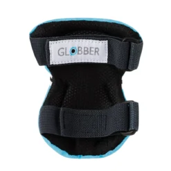 Protezioni per Bambini XS Set Gomiti Ginocchia Polsi Blu Pastello Bici