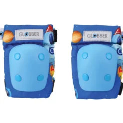 Protezioni per Bambini XXS per Gomiti Ginocchia Blu Imbottito Velcro