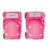 Protezioni per Bimbo XXS Rosa Set Ginocchiere Gomitiere per Bicicletta