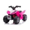 Quad Elettrico a Batteria per Bambina Rosa Macchina Cavalcabile Suoni