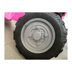 Quad Elettrico a Batteria per Bambina Rosa Macchina Cavalcabile Suoni