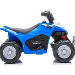 Quad Elettrico per Bambini Blu Honda 7,2V con Luci LED Ricaricabile