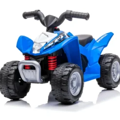 Quad Elettrico per Bambini Blu Honda 7,2V con Luci LED Ricaricabile