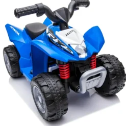 Quad Elettrico per Bambini Blu Honda 7,2V con Luci LED Ricaricabile