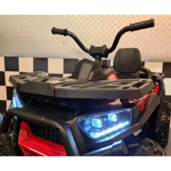 Quad Elettrico Rosso con Batteria 12 V a 4 Ruote Macchina per Bambino