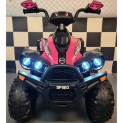 Quad Elettrico 4 ruote Macchina per Bambina a Batteria 12 V Luci Auto Macchinina