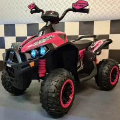 Quad Elettrico 4 ruote Macchina per Bambina a Batteria 12 V Luci Auto Macchinina
