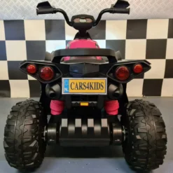 Quad Elettrico 4 ruote Macchina per Bambina a Batteria 12 V Luci Auto Macchinina