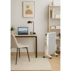 Radiatore Elettrico Potenza Regolabile 1000-1500 W Pannello in Mica