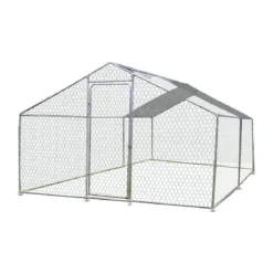 Recinto in Rete in acciaio 300x400 cm per 7-9 animali Pollaio
