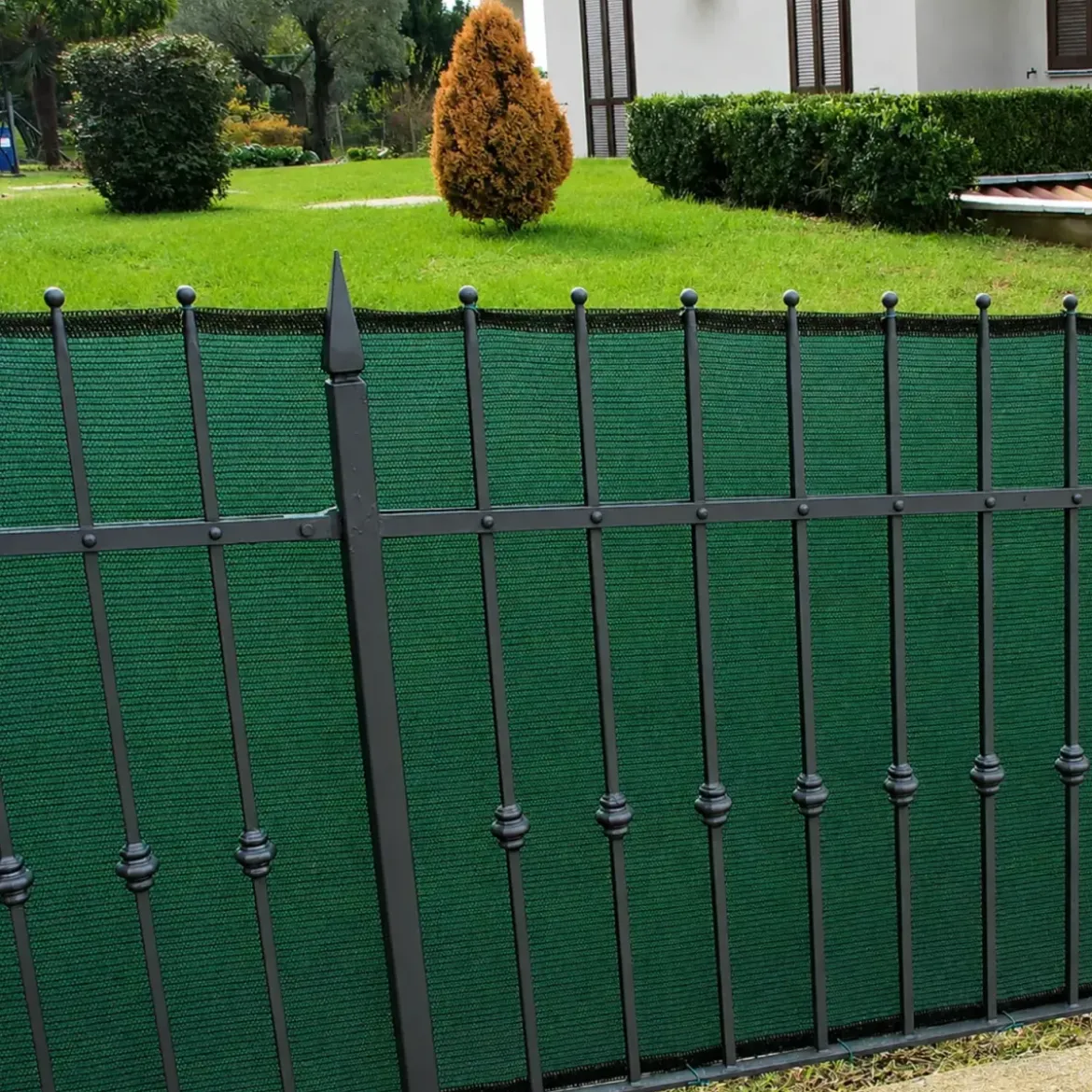 Rete Ombreggiante per Giardino Recinzione 3x10 m Verde Asole Integrate