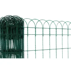 Rete Ornamentale Aiuola 90 cm Altezza Cavatorta Rotolo 25 Metri Zincato Verde