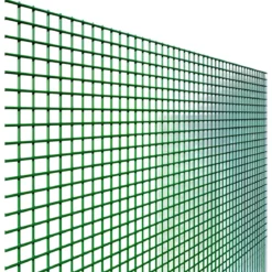 Rete Recinzione plastificata maglia 12x12 filo 1.2mm 150h Verde 25mt