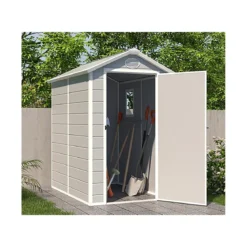 Rimessa per Attrezzi in Resina Capanno Ricovero Box Casetta Giardino Ripostiglio